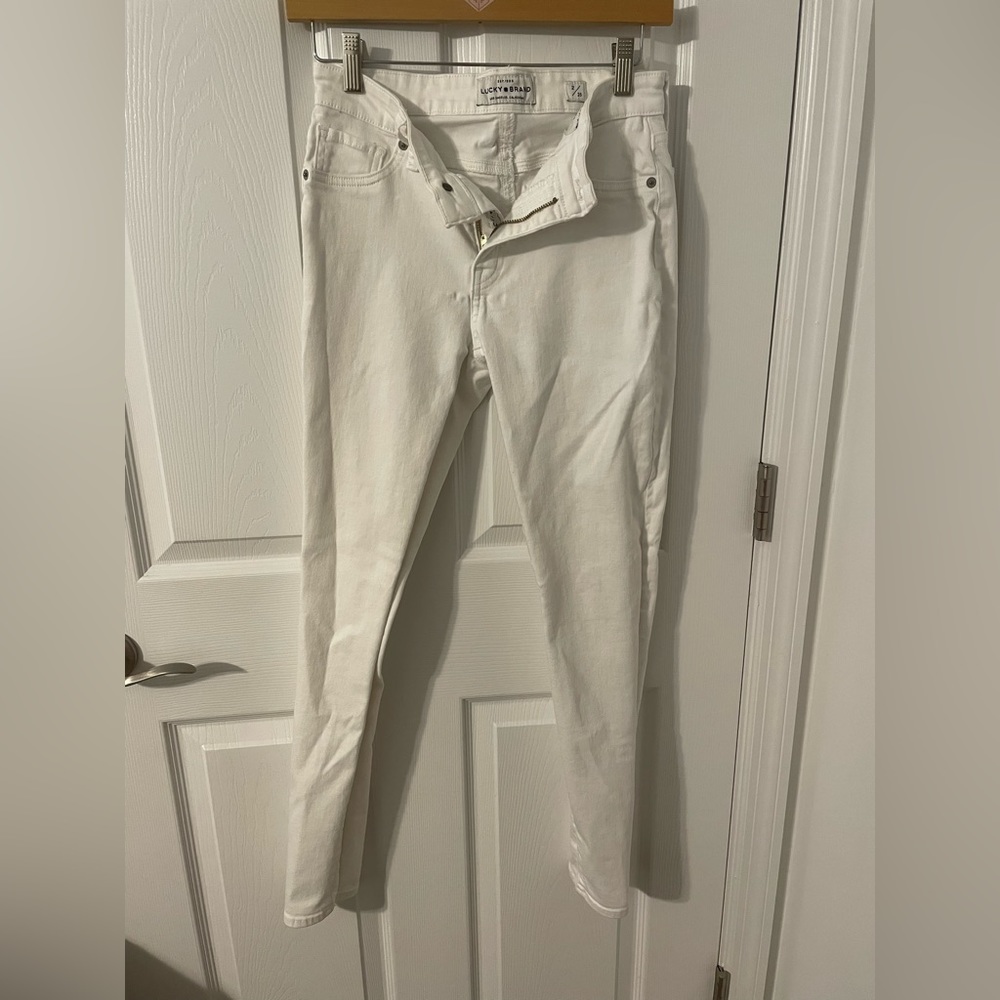 Lucky Brand White Skinny Jeans